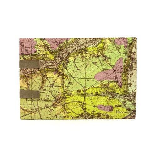 Carnet - 10.5*15 cm - Carte topographique