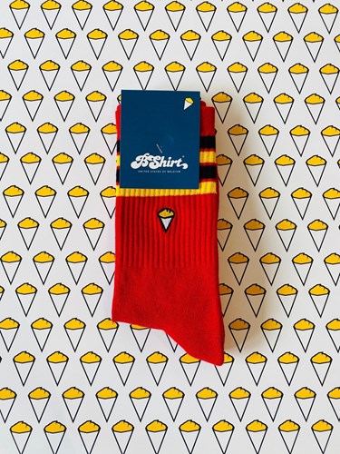 Chaussettes sport frites BELGICA