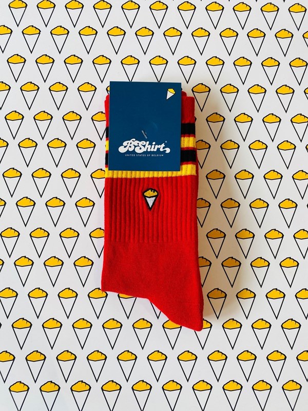 Chaussettes sport frites BELGICA