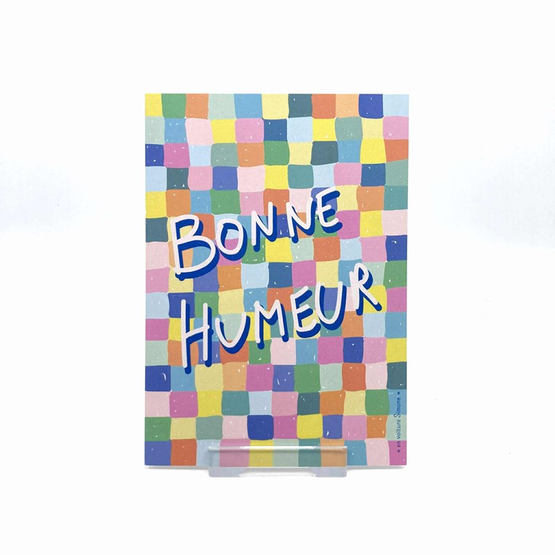 Carte postale "Bonne humeur"