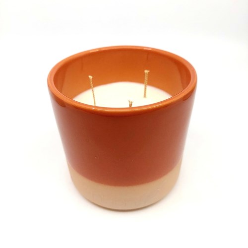 BOUGIE "Sienne" orange - Agrumes