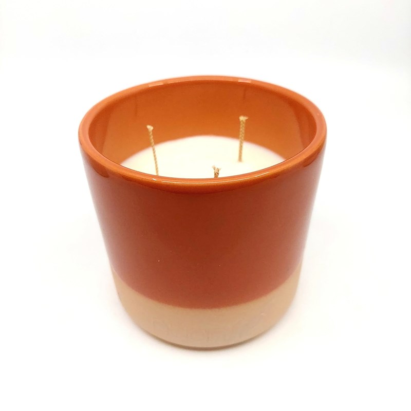 BOUGIE "Sienne" orange - Agrumes