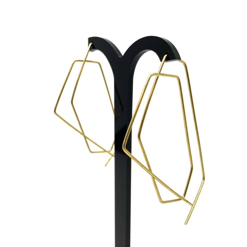 Boucles d'oreilles laiton 5.51