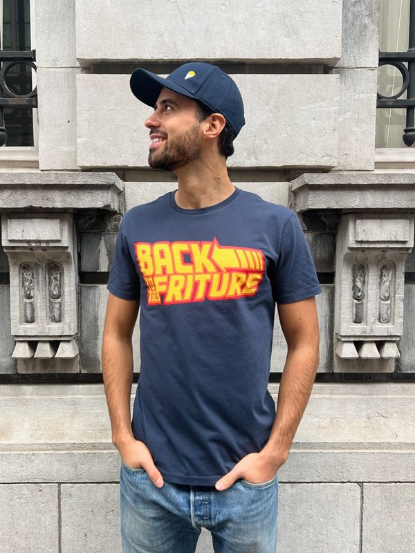 T-shirt "Back to the friture" marine