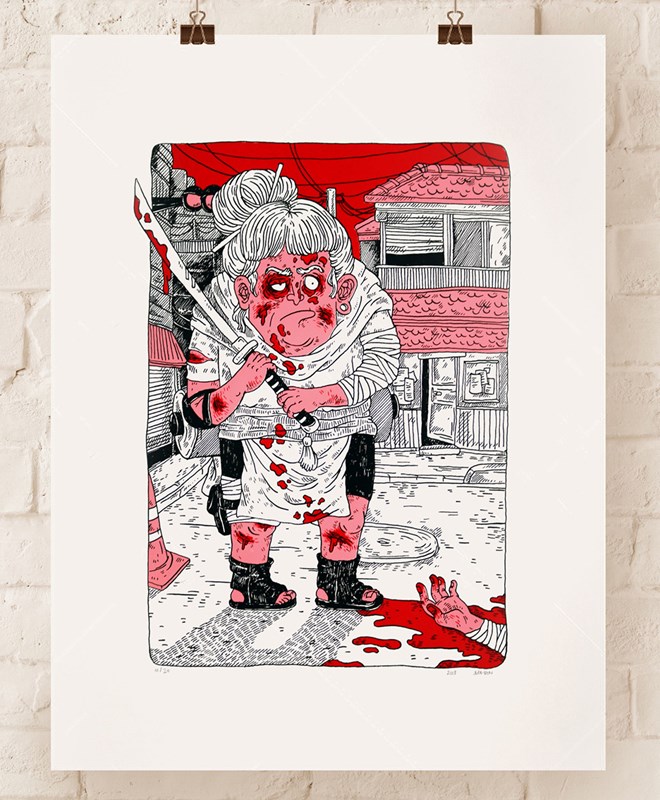 Kagami - Sérigraphie