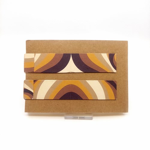 Carnet 70s 10*15cm - brun orange