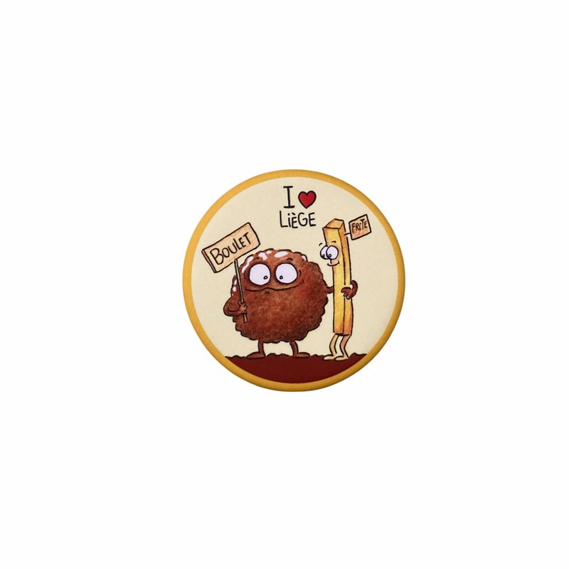 Magnet "I love Liège" Boulet