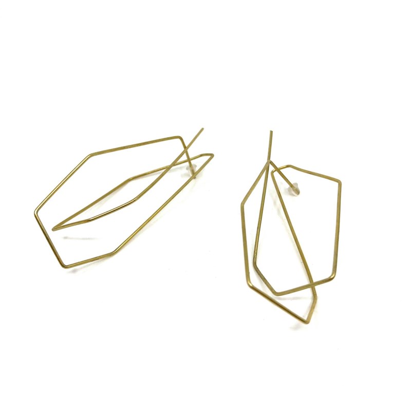 Boucles d'oreilles laiton 5.52