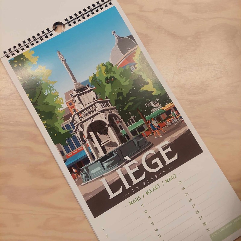 Calendrier perpétuel – Édition Liège