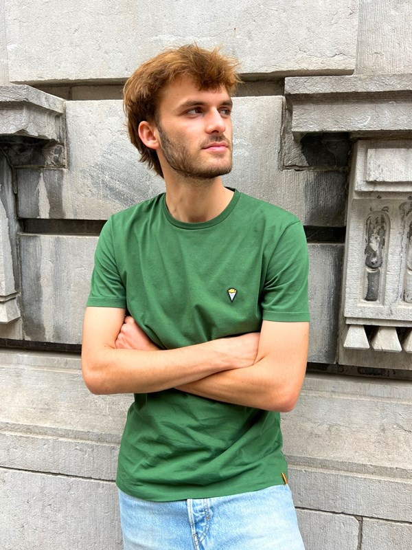 T-shirt "Frites" vert