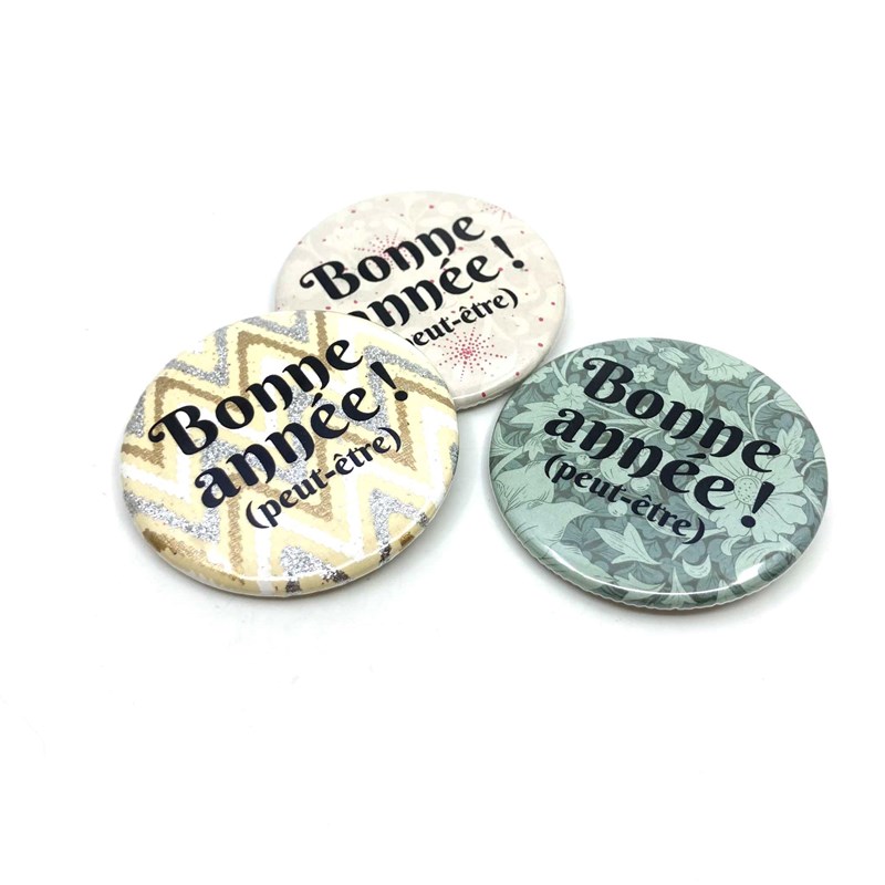 Badge "Bonne année! (peut-être)"