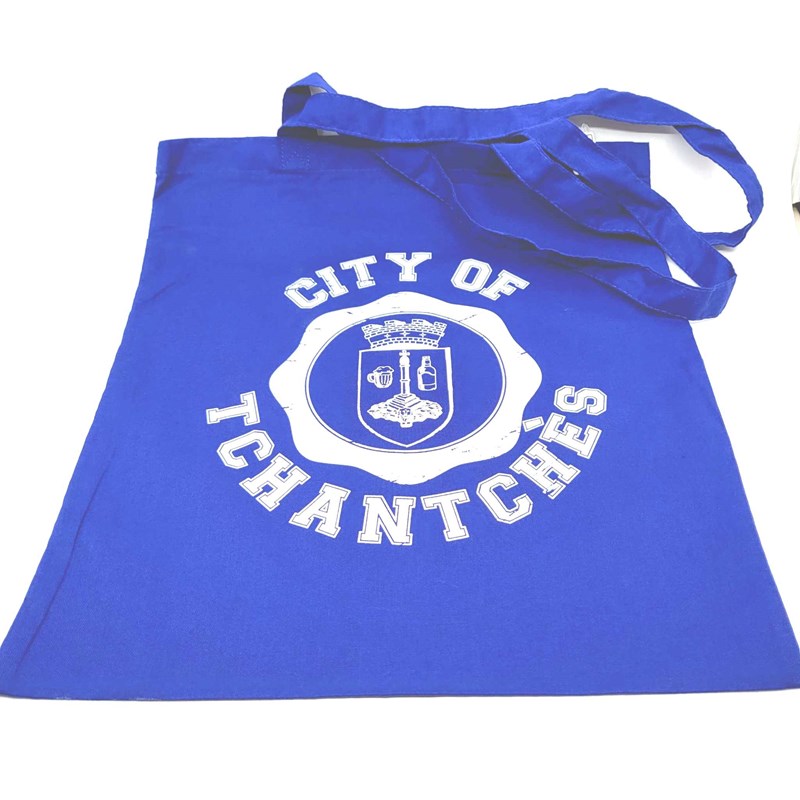 Totebag "City of Tchantches" bleu