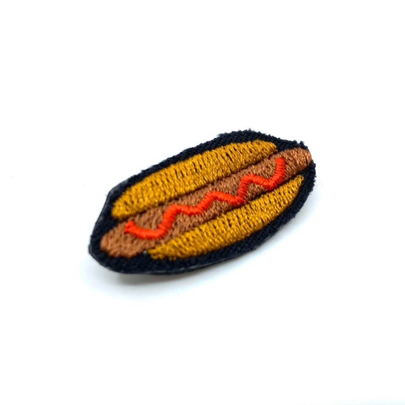 Broche "Hot dog ketchup"