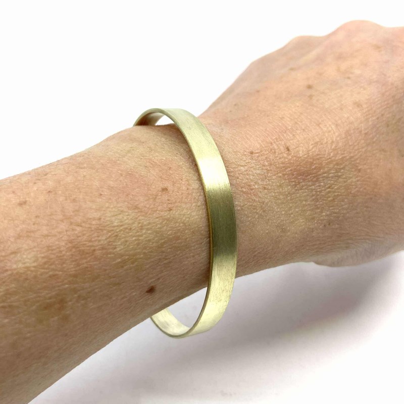 Bracelet large laiton satiné