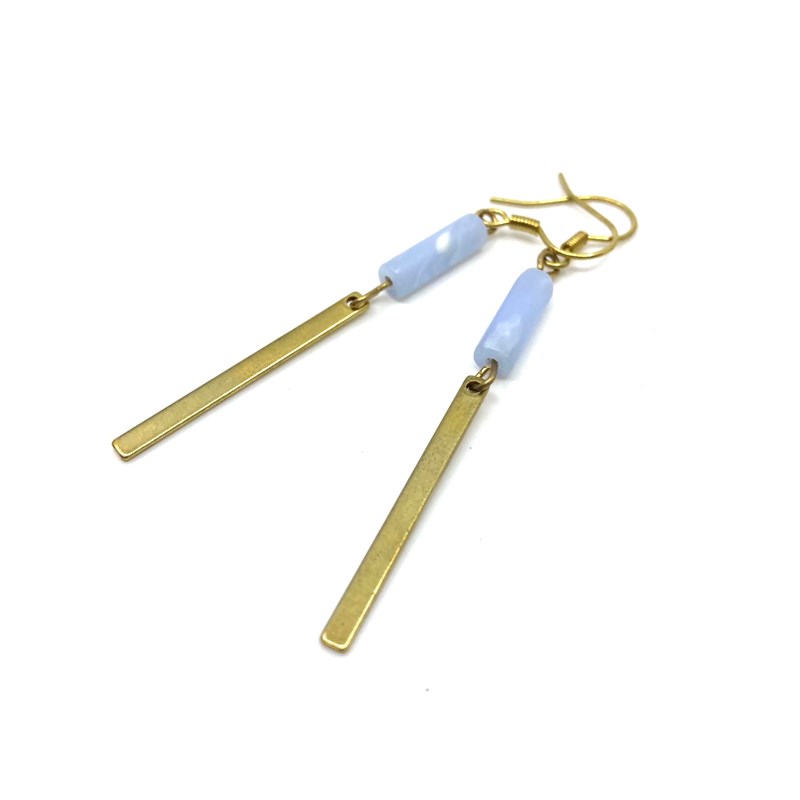 Boucles d'oreilles Agate