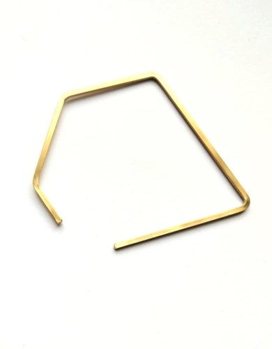 Bracelet laiton brut "Nika"