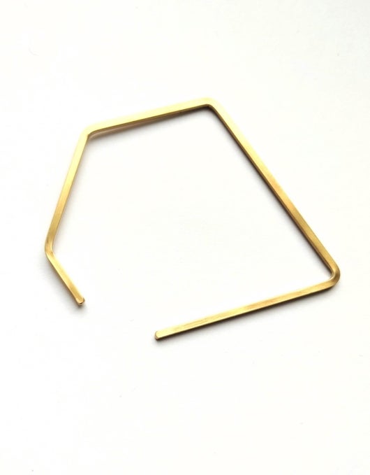 Bracelet laiton brut "Nika"