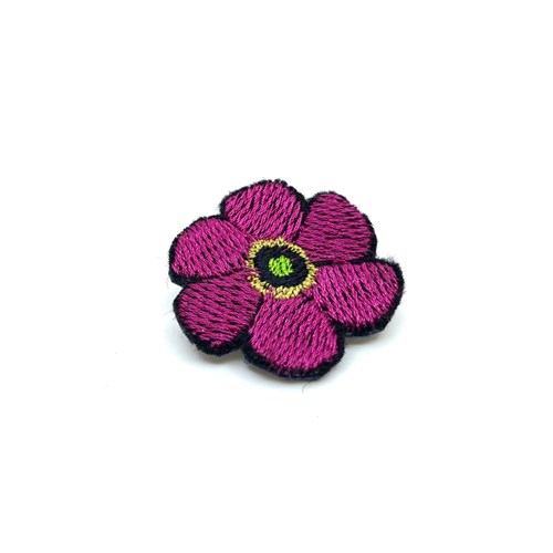 Broche "Petite fleur" mauve