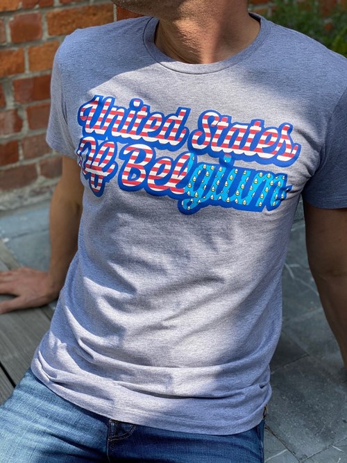 T-SHIRT "United States of Belgium" HOLLYWOOD