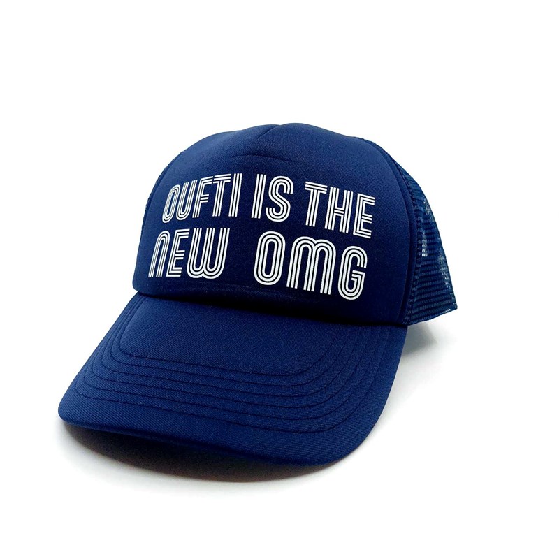 Casquette  trucker "Oufti is the new OMG" marine