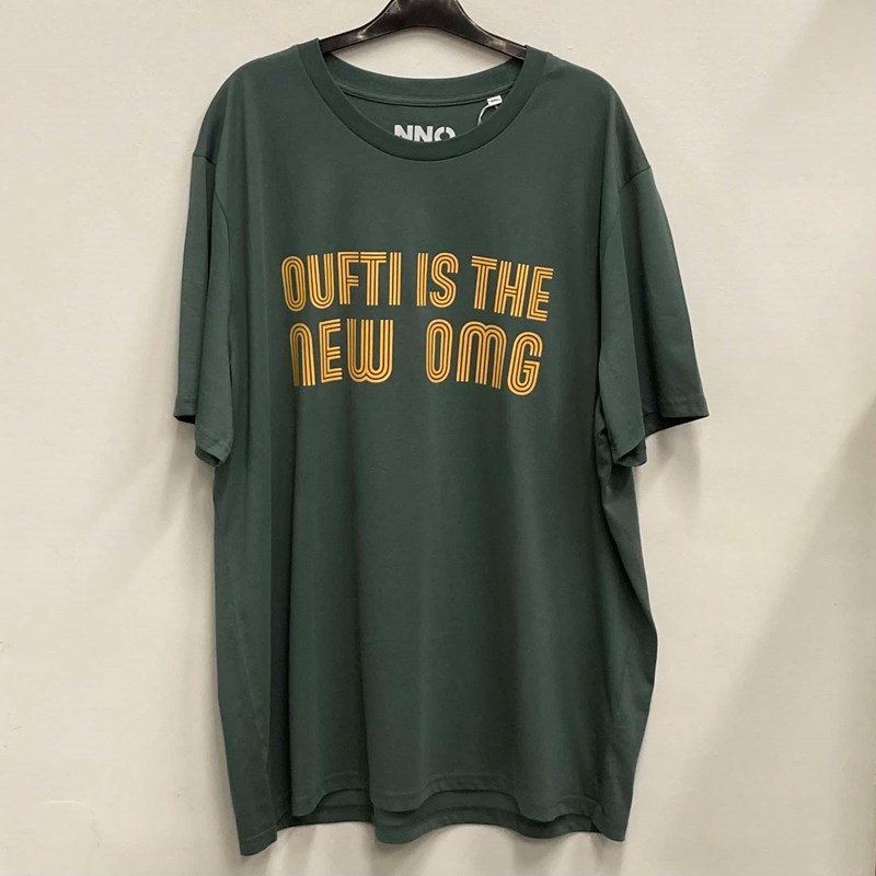 T-shirt kaki "OUFTI is the new OMG"