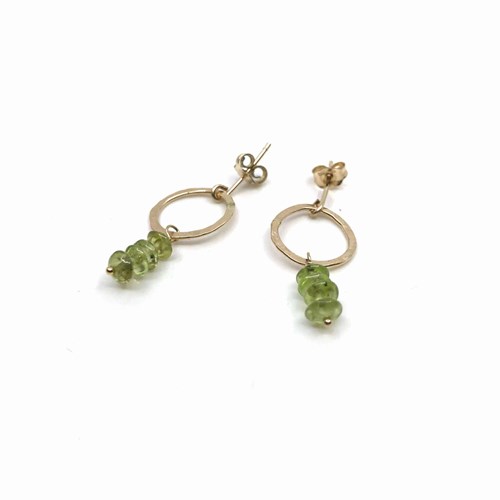 Boucles d'oreilles - peridot