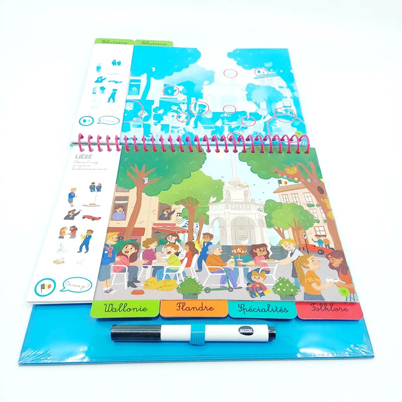 Cherche et trouve en Belgique - plastifié