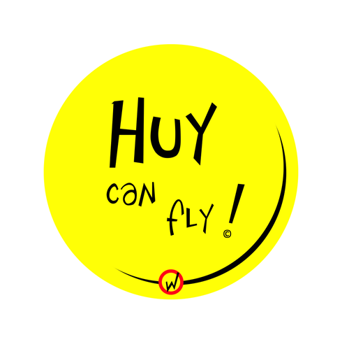 Magnet "HUY can fly !"