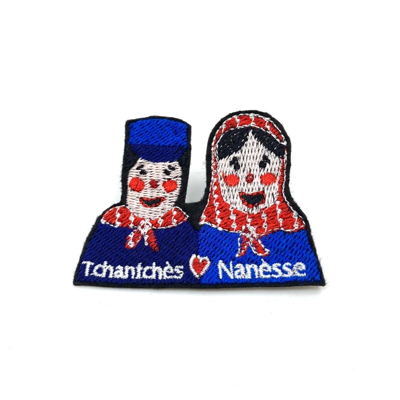 Broche "Tchantchès et Nanèsse"
