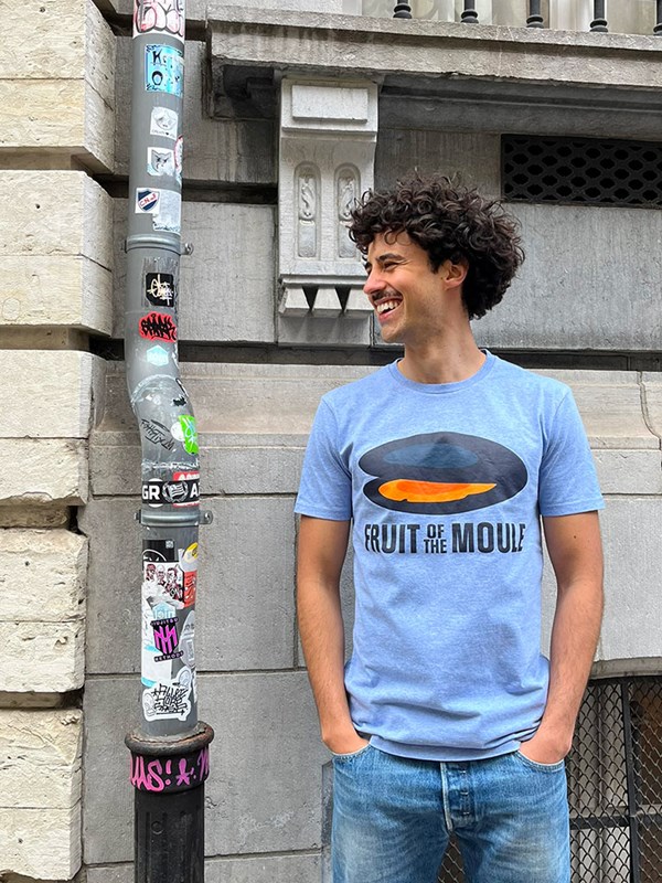 T-shirt "Fruit of the moule" bleu