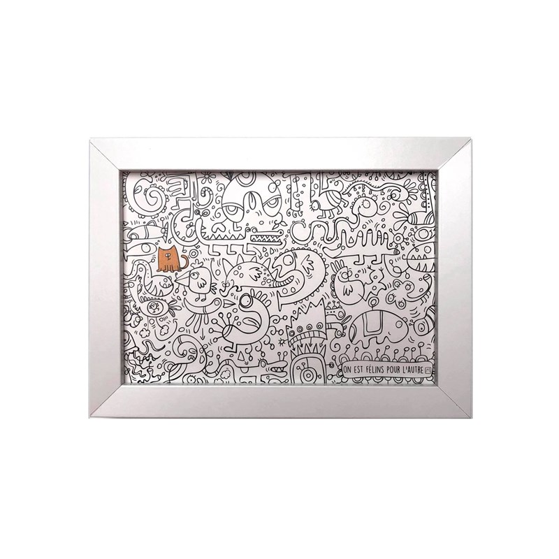 Cadre "Les Bestioles" - On est félins pour l'autre