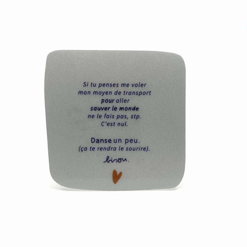 Stickers "Si tu penses voler mon moyen de transport ..."