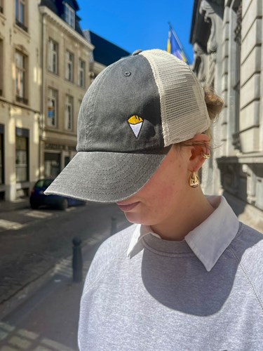 Casquette "Cornet de frites" trucker souple