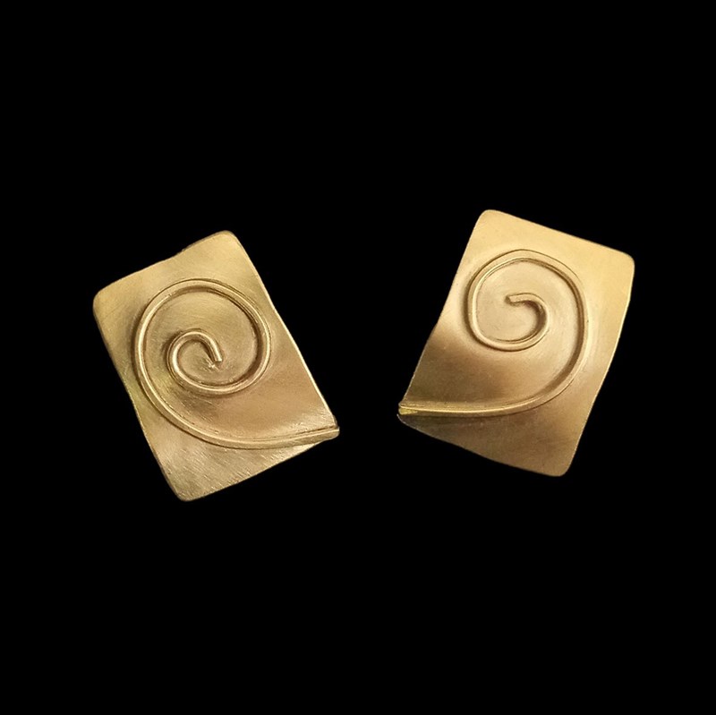 Boucles d'oreilles laiton