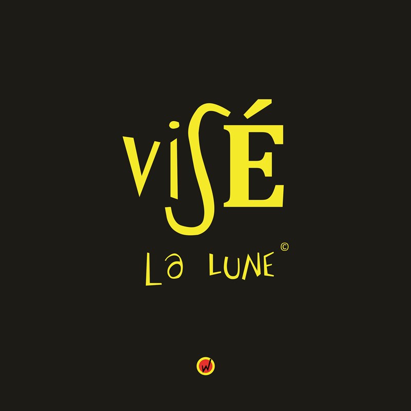 Carte postale "VISE la lune"