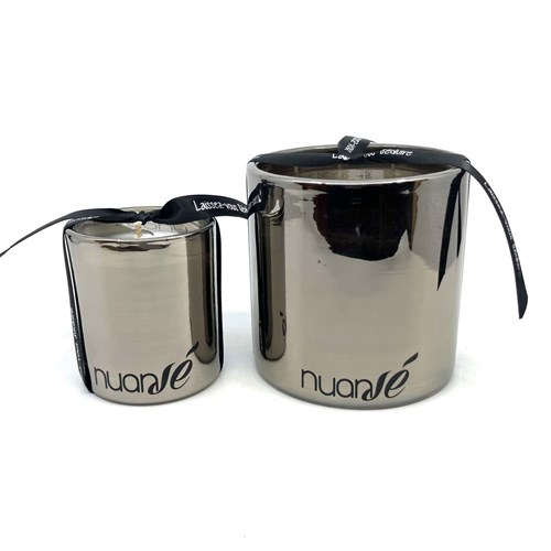 Bougie "Chrome argenté"