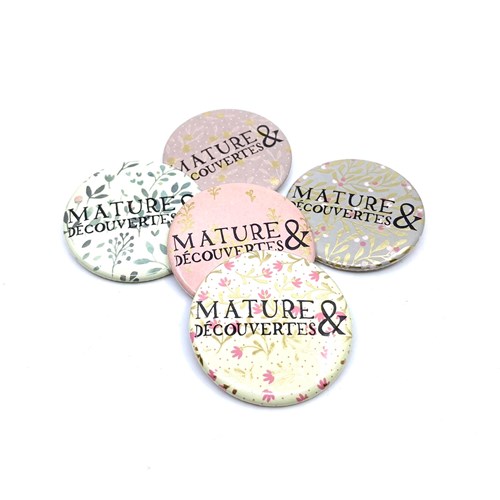 Badge "Mature et découvertes"