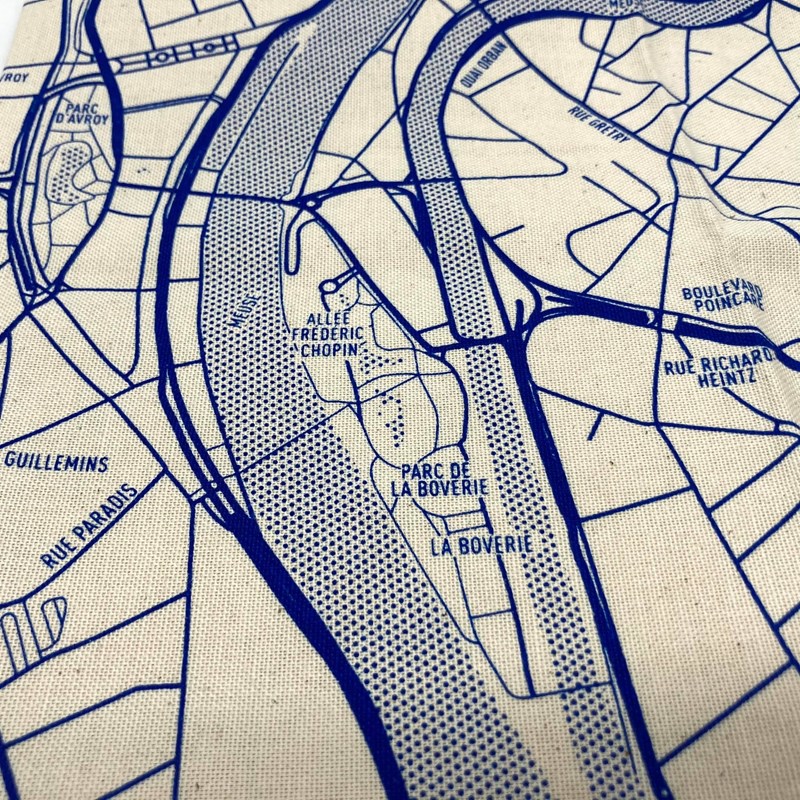 Essuie de vaisselle PLAN DE LIEGE bleu