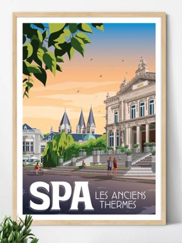 Affiche Illustration Originale “Spa” 50*70cm