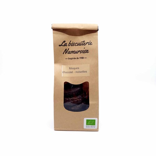 Biscuits Moques chocolat - noisettes BIO 100gr