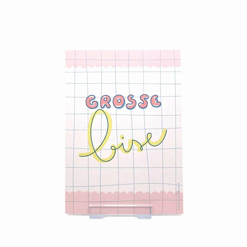 Carte postale "grosse bise"
