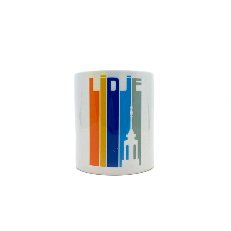 Mug "Lidje" Perron bleu/orange