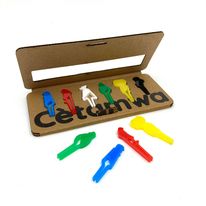 Cétamwa, Le marque-verre coloré