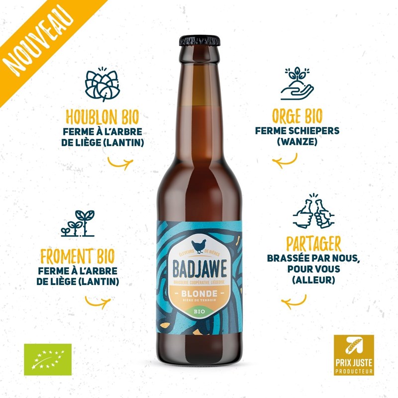 Badjawe blonde BIO 33cl