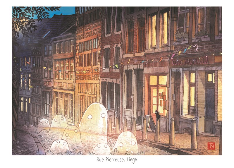Illustration  " Rue Pierreuse"
