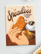 Magnet 8 x 5,5 cm "speculoos"