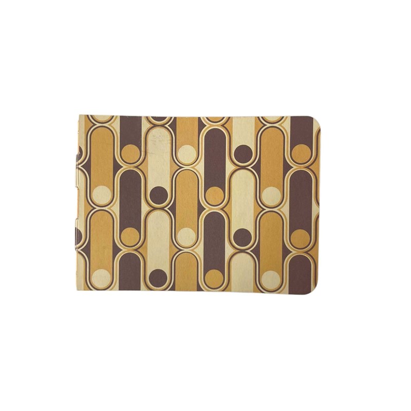 Carnet A6 horizontal années 70