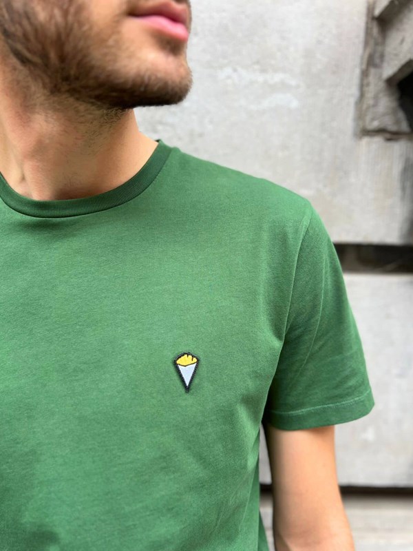 T-shirt "Frites" vert