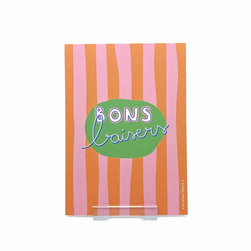 Carte postale "Bons baisers"