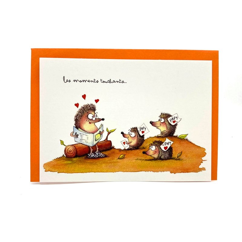 Carte "Les moments touchants" + Enveloppe